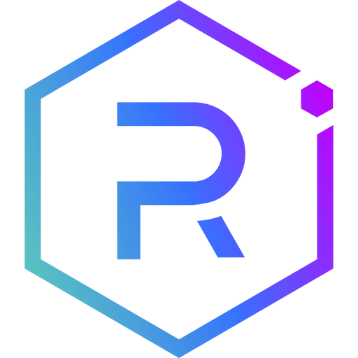 Stylized R logo in a vibrant gradient hexagon representing the innovative Raydium brand.